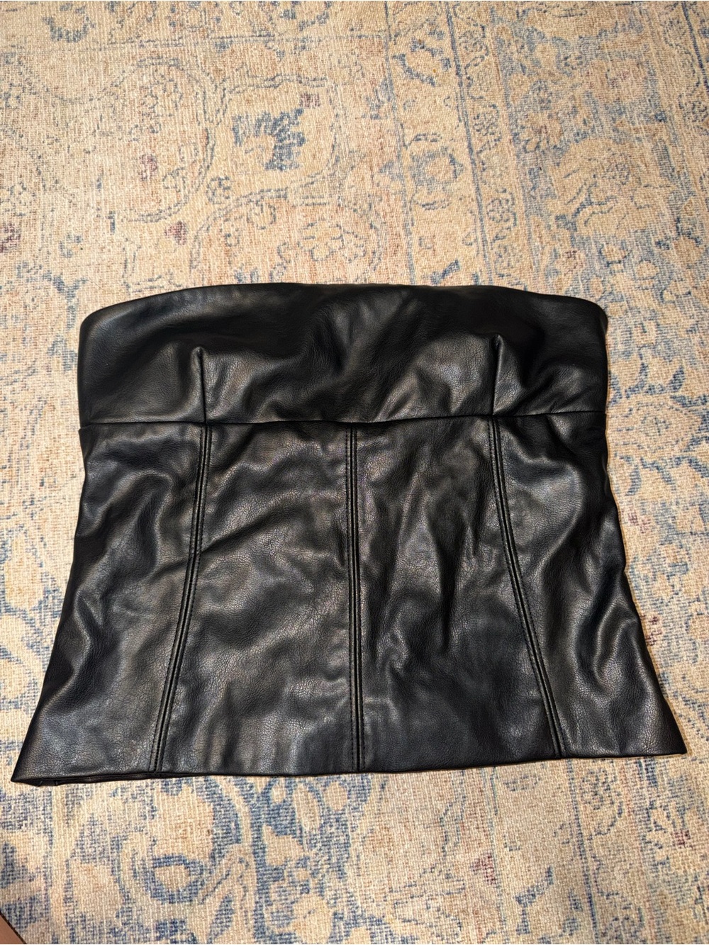 Zara leather top